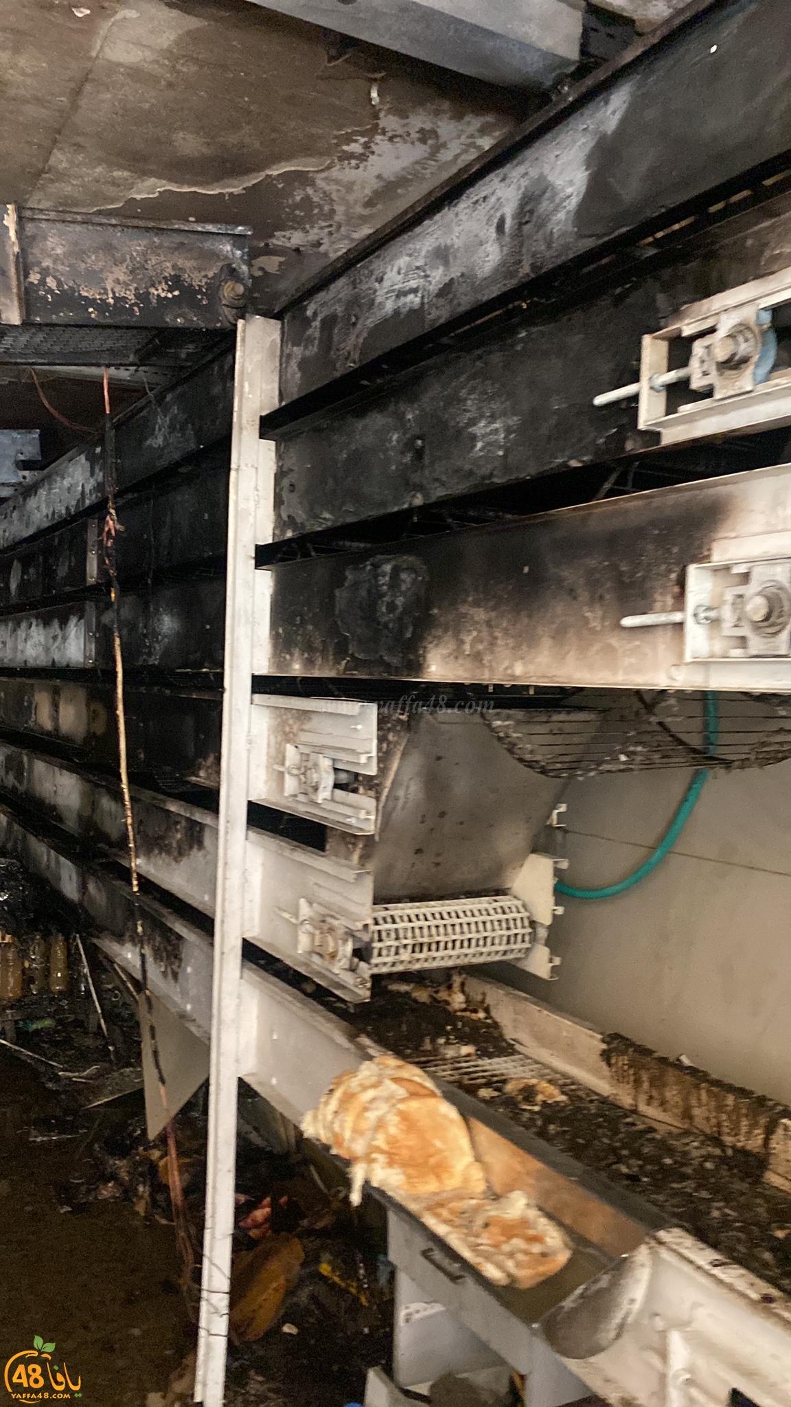  يافا: حريق يُخلف أضراراً جسيمة داخل أحد المخابز 